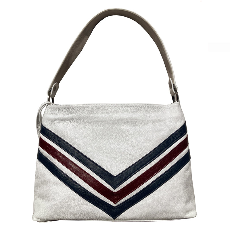Chevron Bag - White