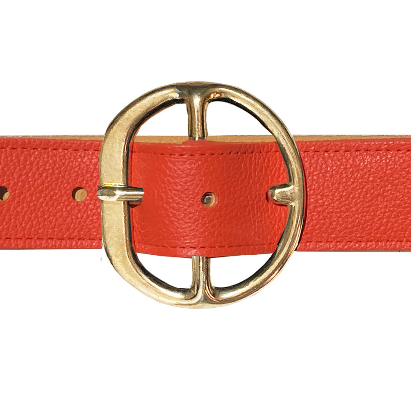 Chunky HIP PANT Belt - Tangerine
