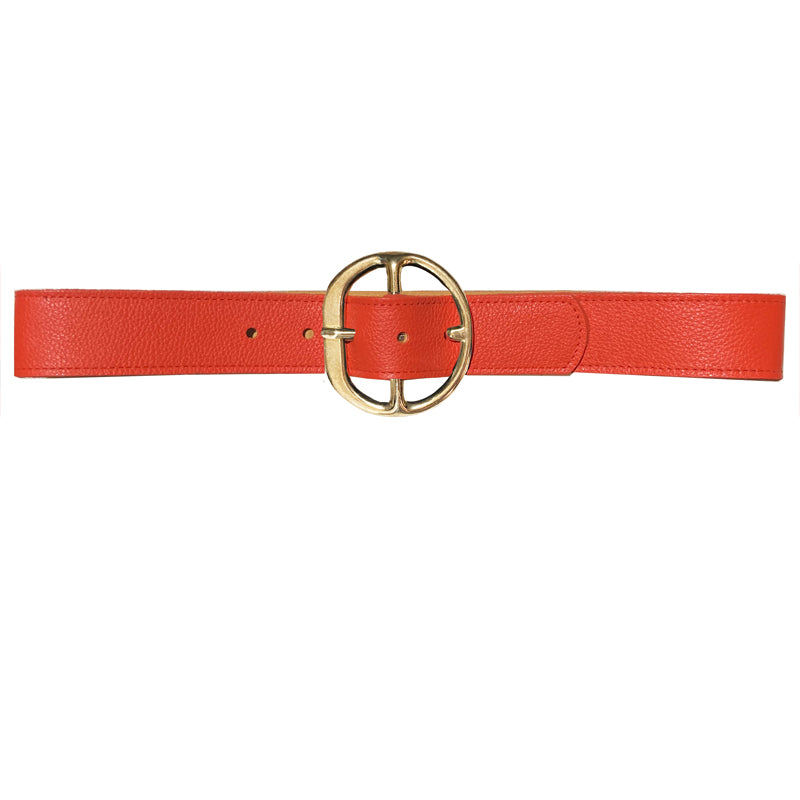 Chunky HIP PANT Belt - Tangerine