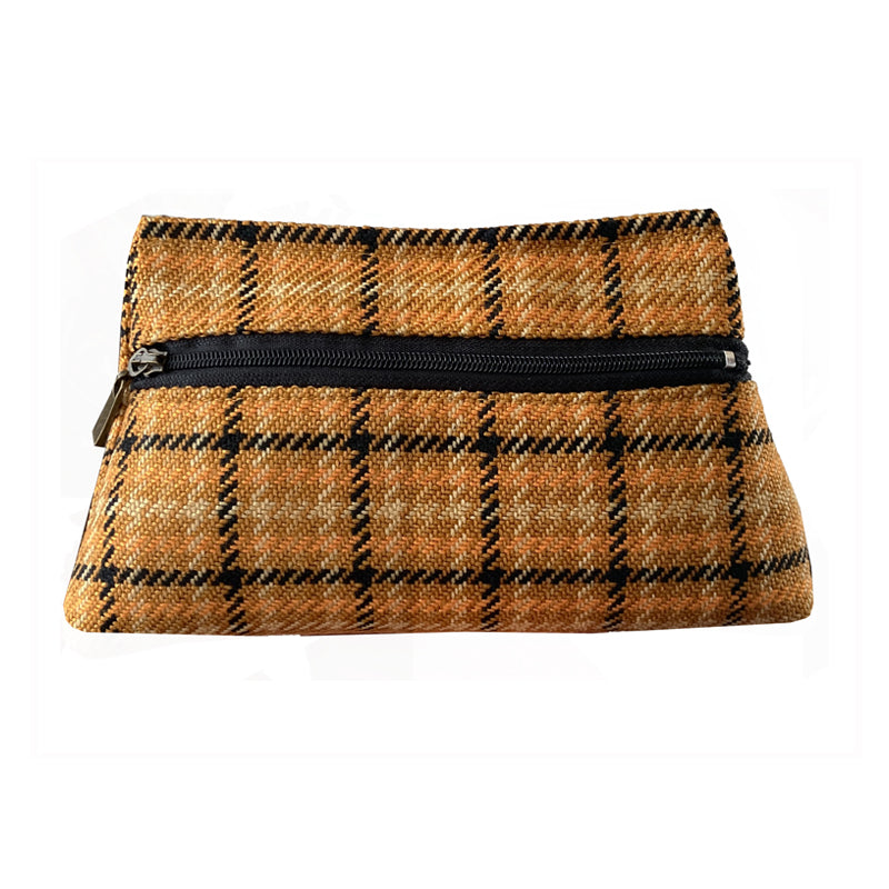 Cosmetic Bag - Golden Plaid 1974