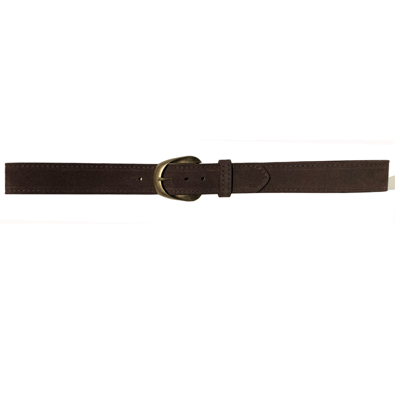 Inverted Ribbon Chocolate Suede