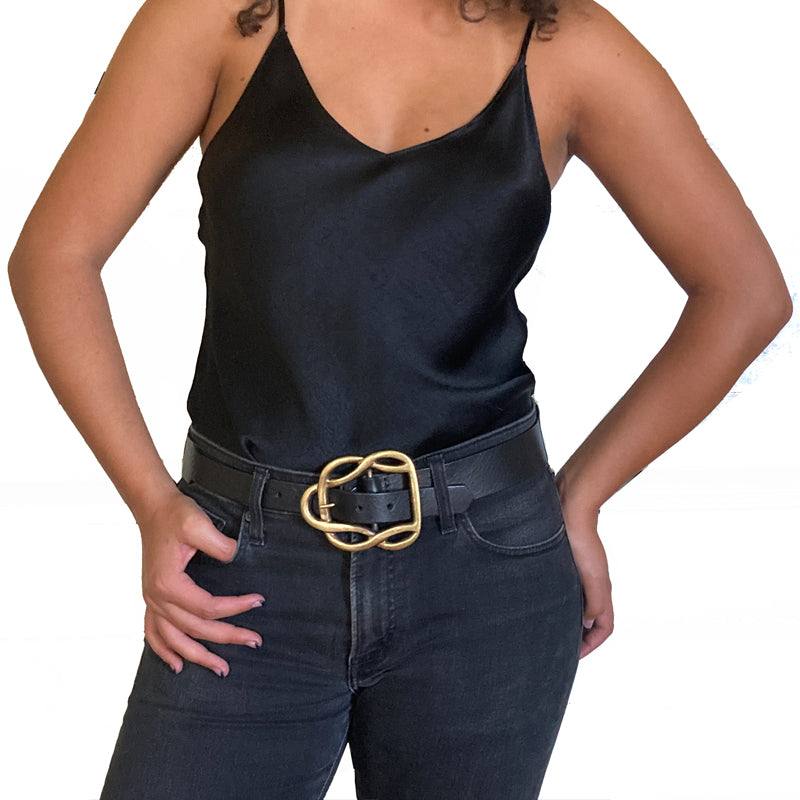 Large Entwined - Dark Brown