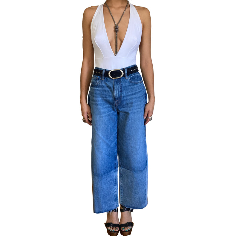 Oval Classic Studded - Chocolate Suede