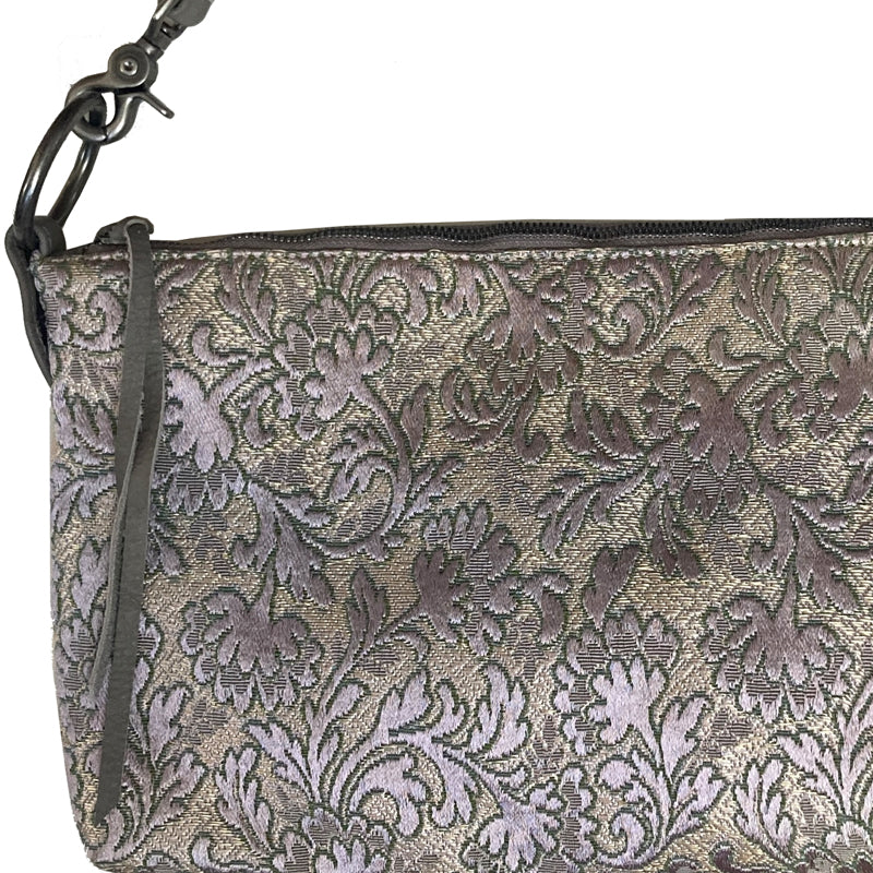 Slouchy Bag - Vintage Pale Blue Floral