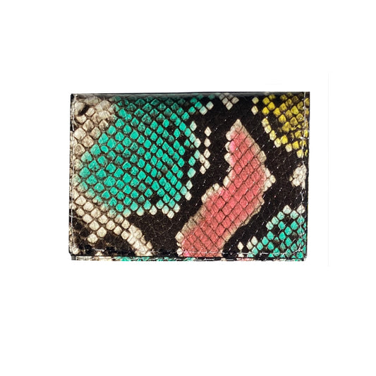 Folding Wallet - Pastel Snake
