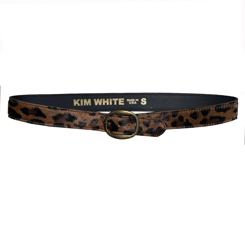 Heirloom Basic Belt - Leopard "Pony Hide"