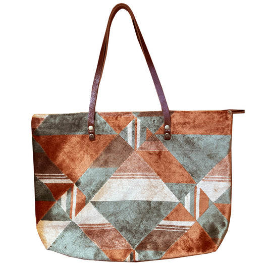 Tote - Plush Geometric