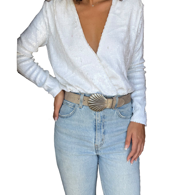 Shell Belt - Baby Blue