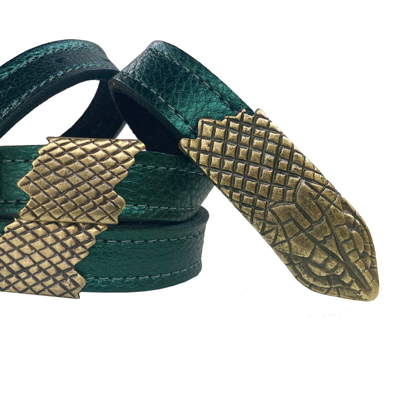 Snake 4-Part - Green "Beetle" Metallic