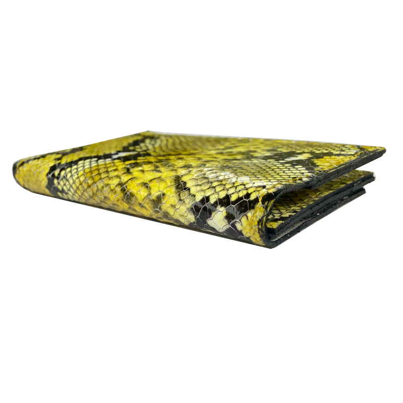 Folding Wallet - Yellow Snake