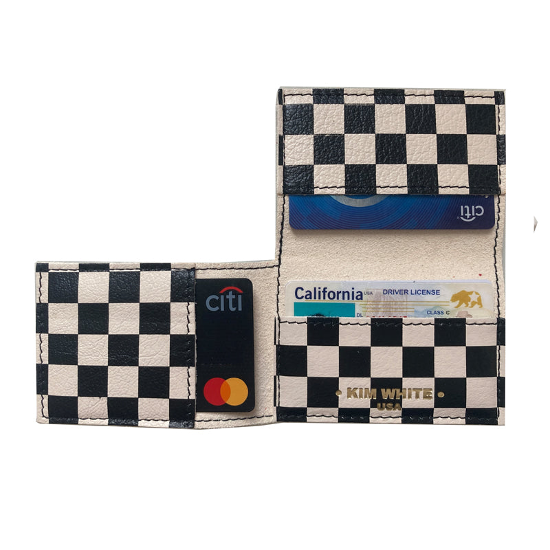 Folding Wallet - Checkers