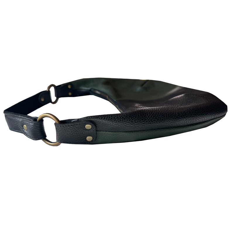 Hobo Bag - Black & Forest