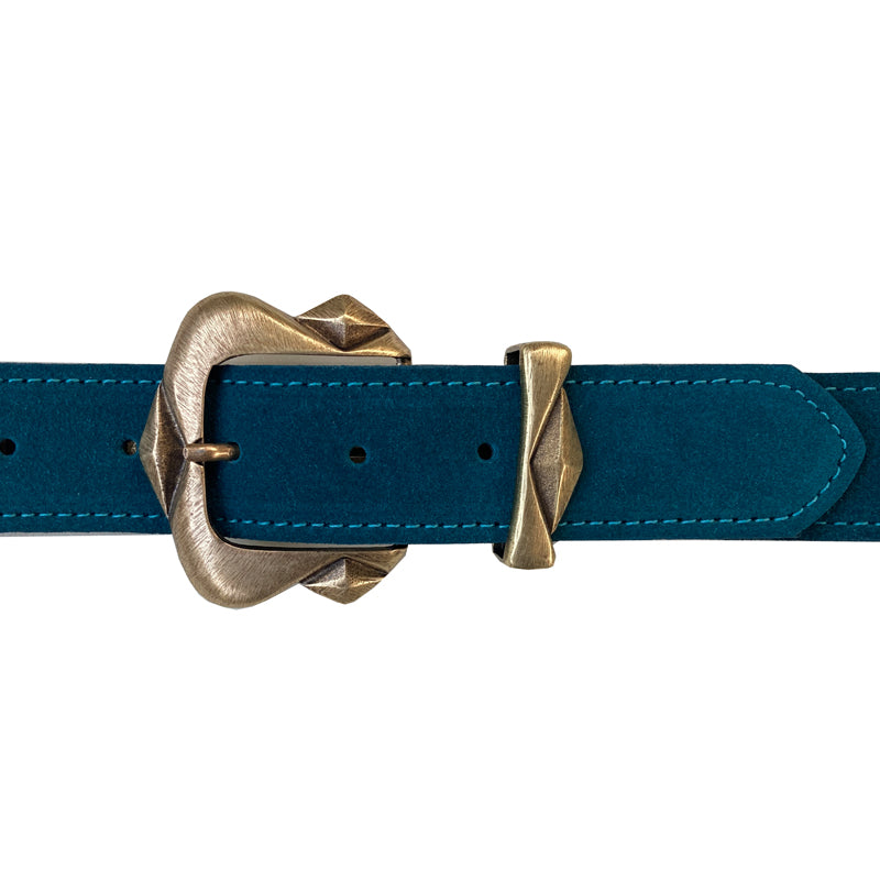 Jewel Two Part - Teal Suede