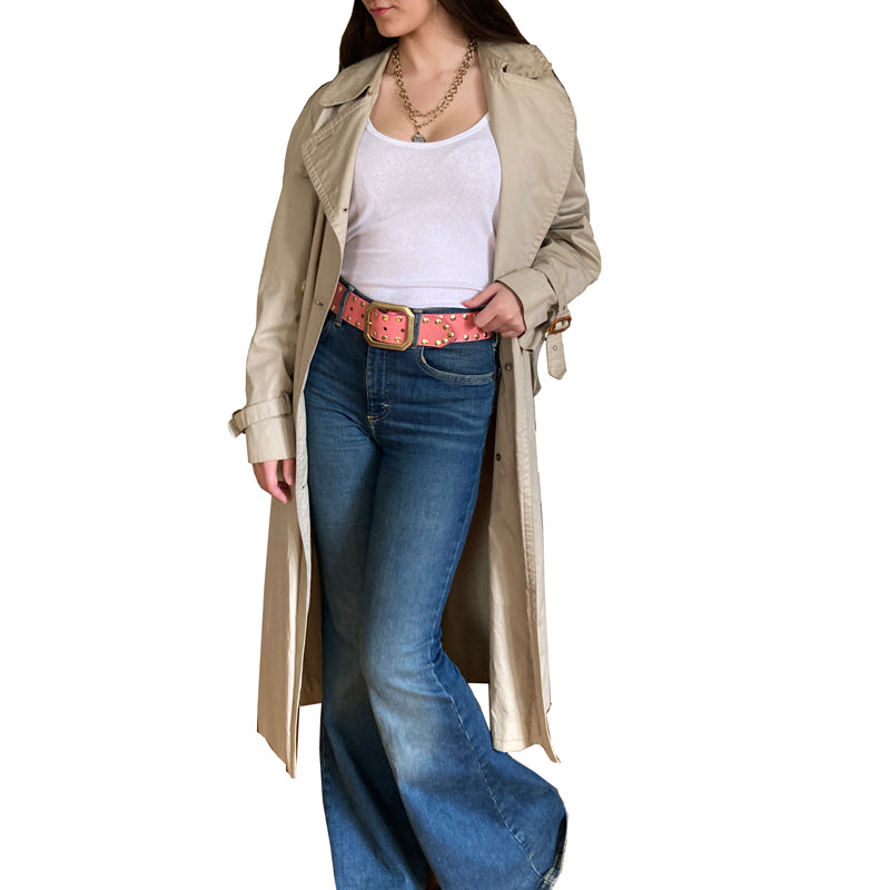 Squared Off Buckle - Loden Suede