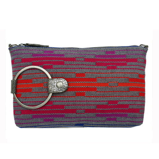 Vintage Airline Upholstery - Ring Clutch wStrap