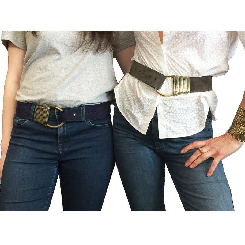 Cast Rope Belt - Crackle White