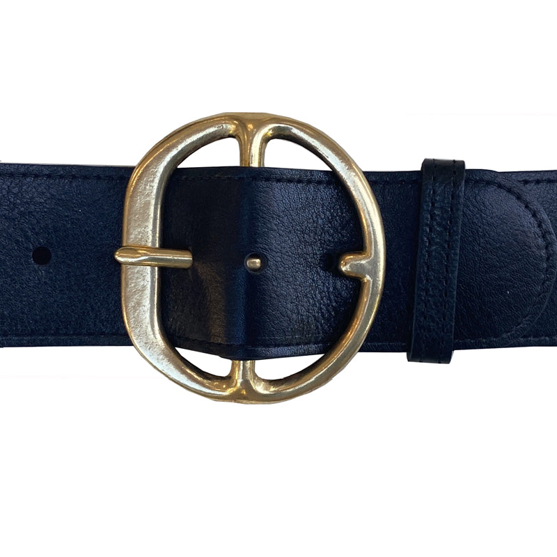 Chunky black belt cheap