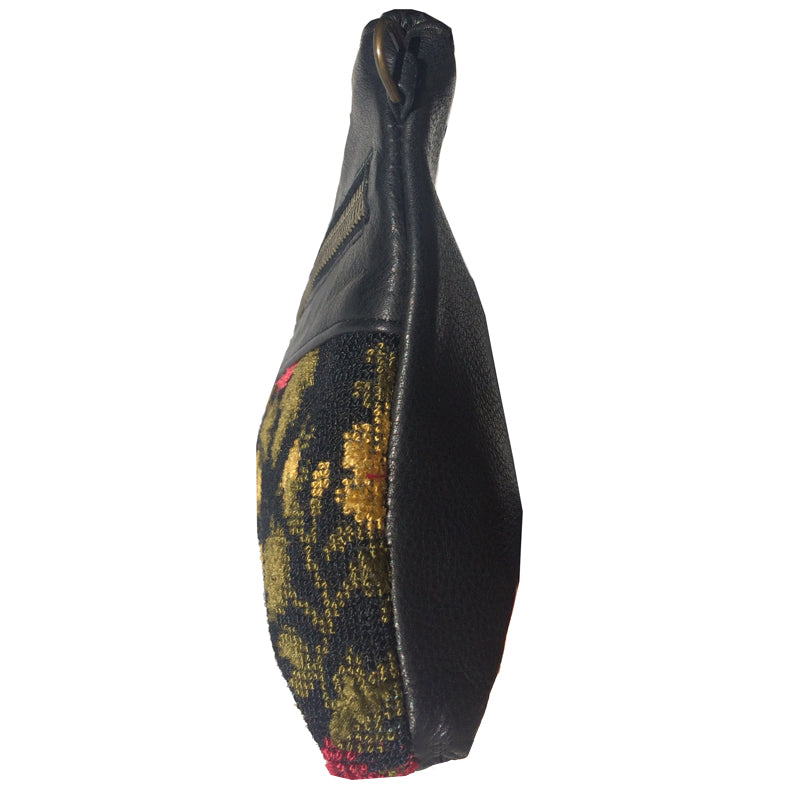 Double-Zip Bag with Two Straps - Vintage Floral