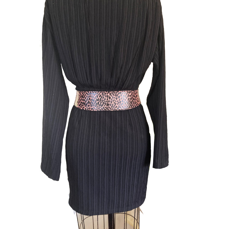 Equestrian Waist Belt - Pink & Black