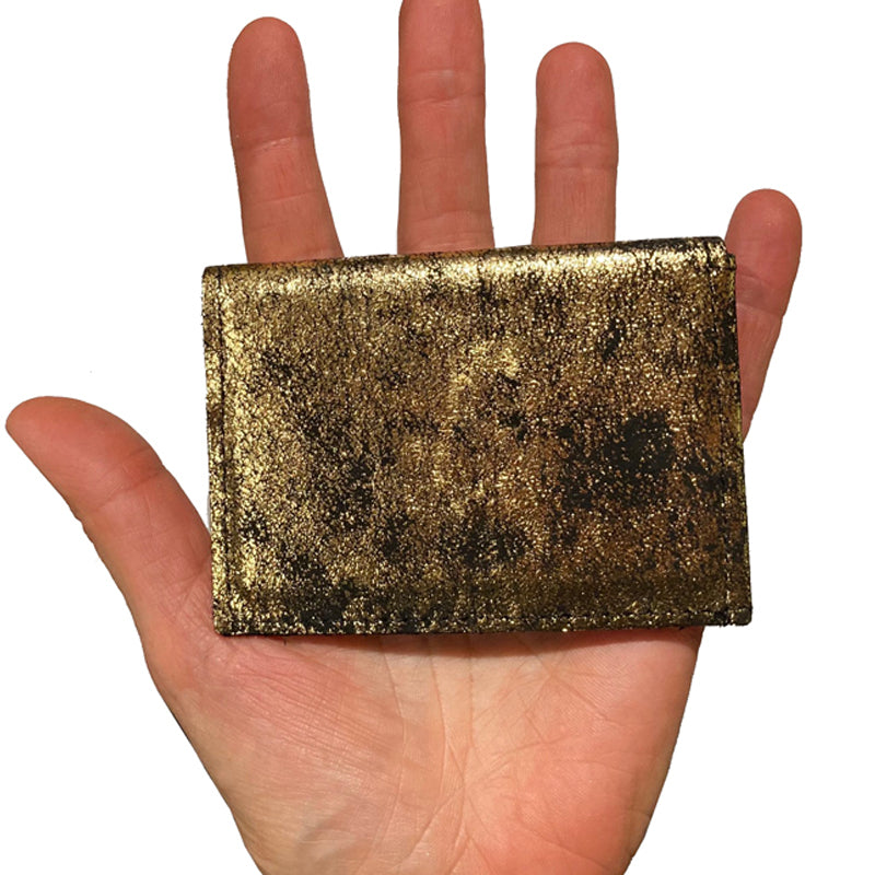 Folding Wallet - Smoky Black Metallic