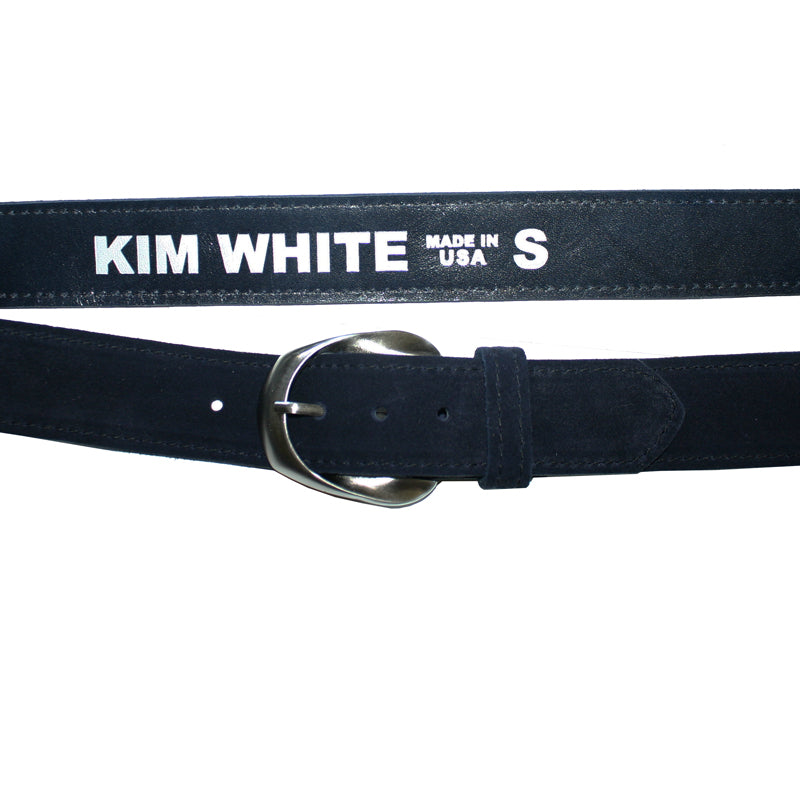 Inverted Ribbon -Navy Suede