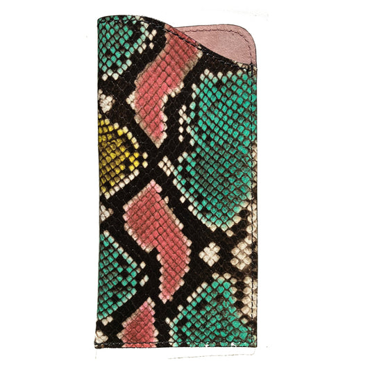 Eyeglass Case - Pastel Snake