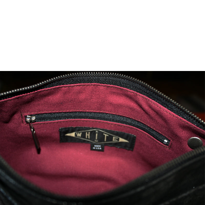 Patch Pocket Bag - Smoky Black Metallic