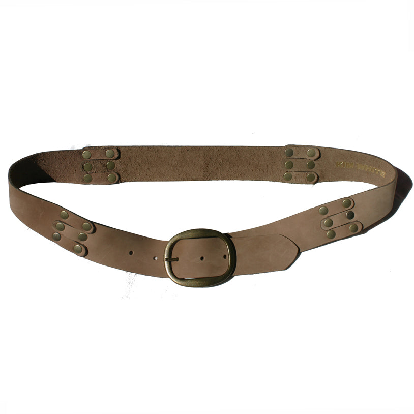 Pieced & Riveted - Deer wAntique Brass