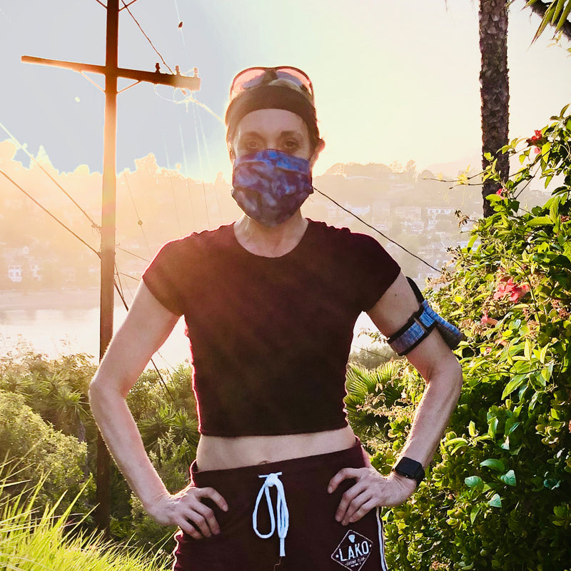 KW Mask - Purple Tie-Dye