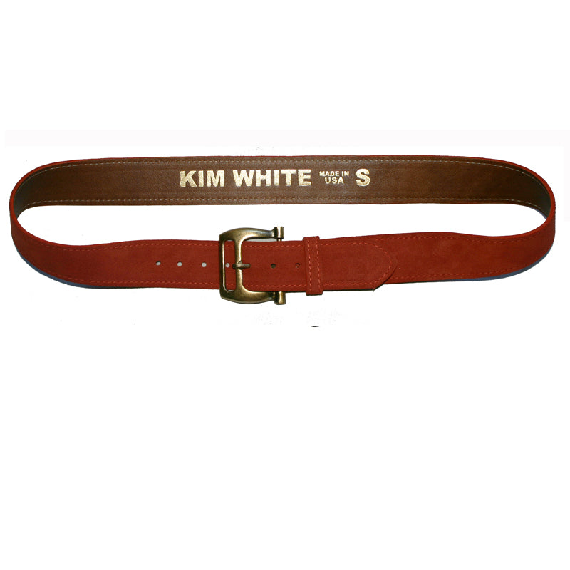 Slotted Buckle - Rusty Melon Suede