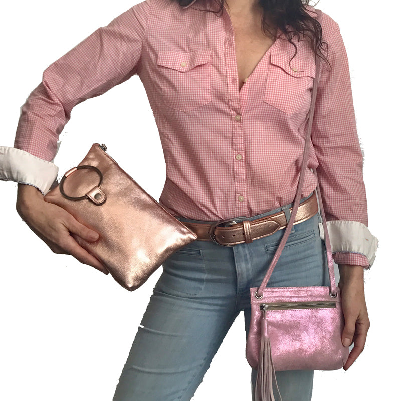 Tassel Bag - Dull Black Metallic