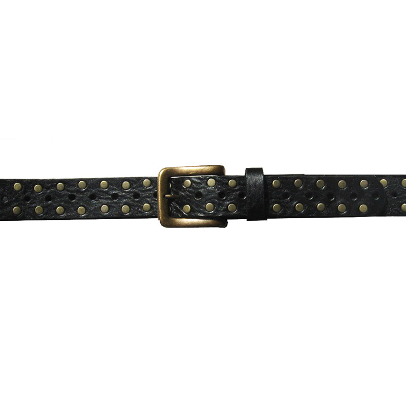 Skinny Studded Belt Black - Main Image