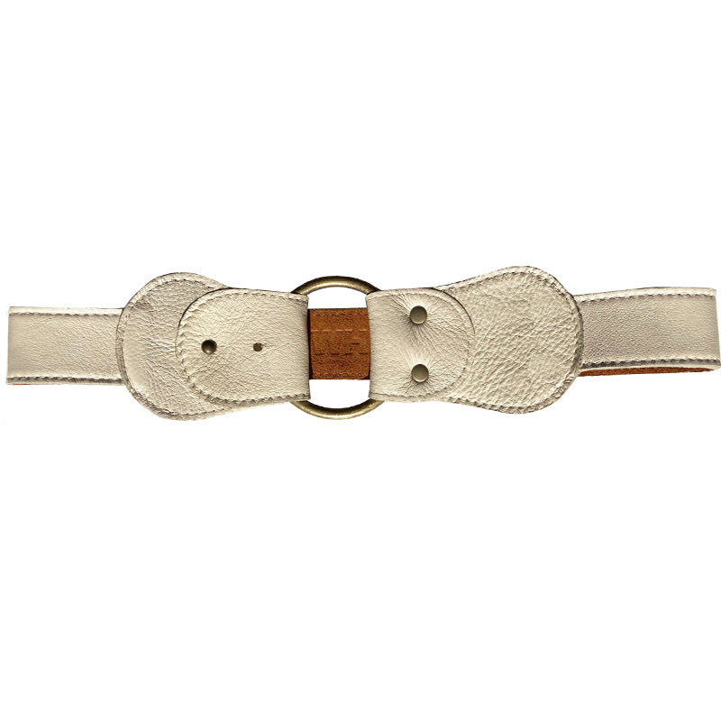Flip-Back Waist Belt - Cream