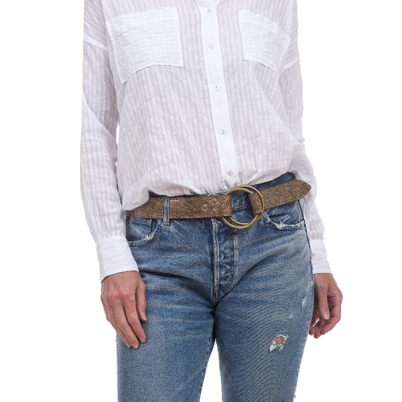 Double-Ring Belt - Grey