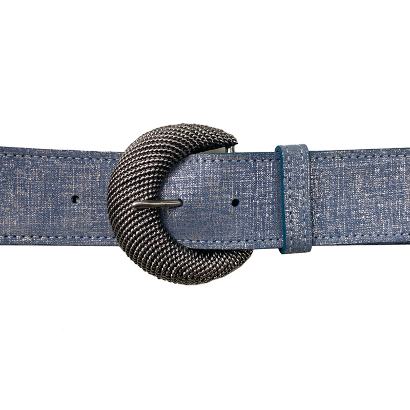 Chain Mail Belt - Baby Blue