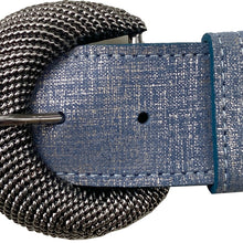 Load image into Gallery viewer, Chain Mail Belt - Baby Blue
