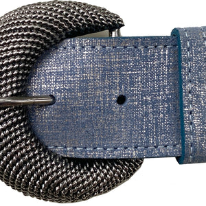Chain Mail Belt - Baby Blue