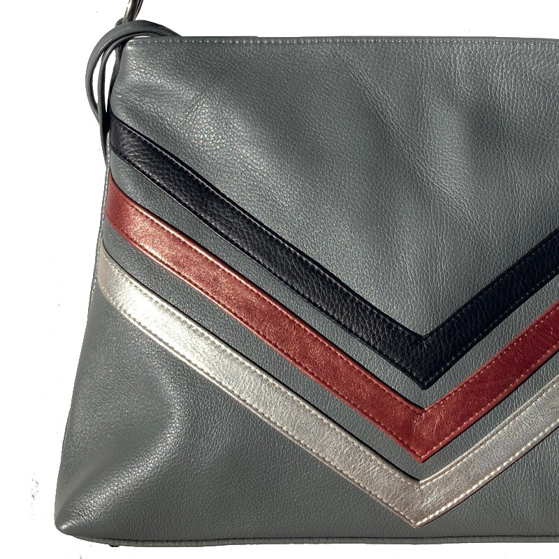 Chevron Bag - Grey