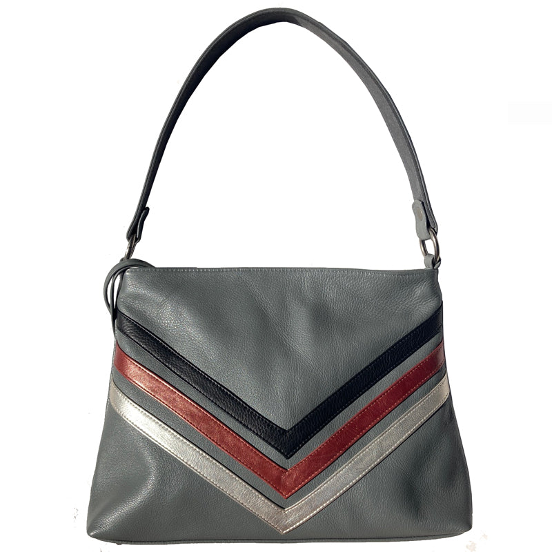 Chevron Bag - Grey