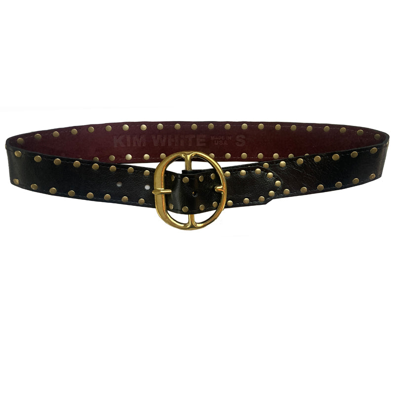 Chunky HIP PANT Belt Studded - Black