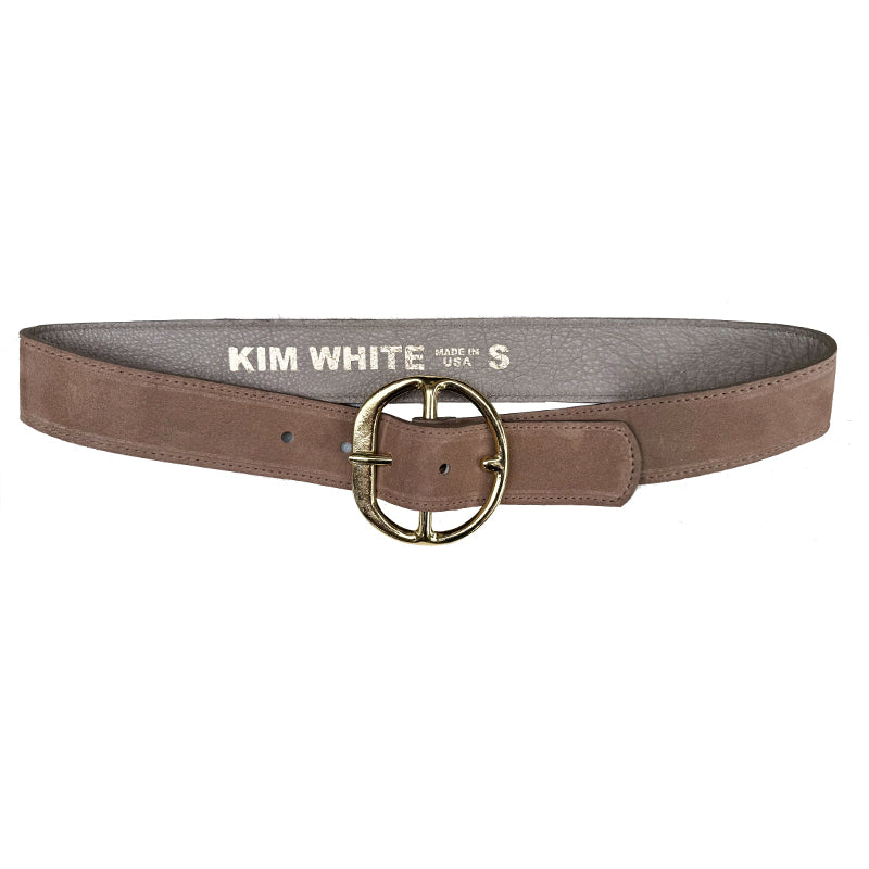 Chunky HIP PANT Belt - Taupe Suede