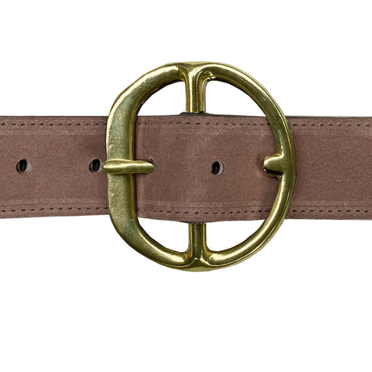 Chunky HIP PANT Belt - Tan Suede