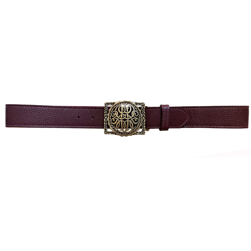 Insignia Belt - Burgundy