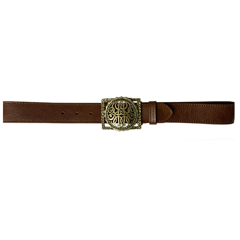Insignia Belt - Cognac