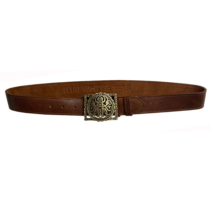 Insignia Belt - Cognac