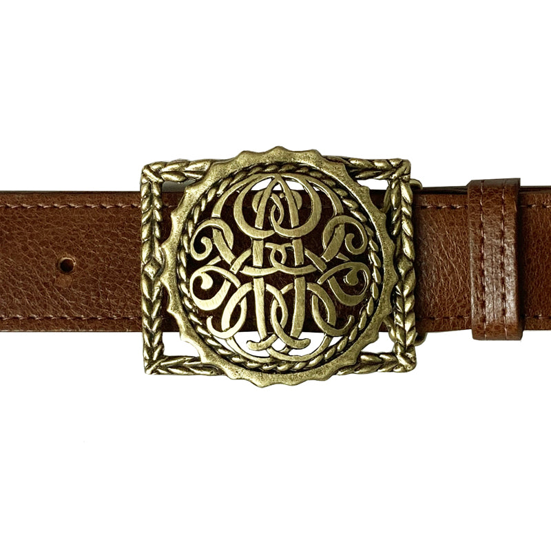 Insignia Belt - Cognac