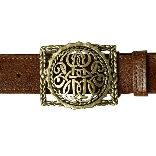 Insignia Belt - Cognac