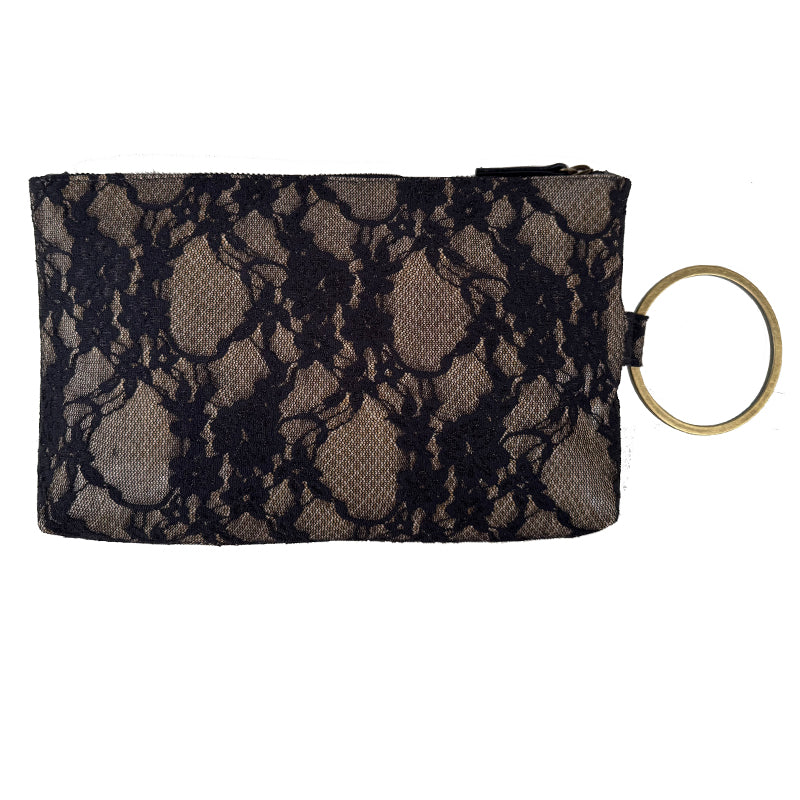 Ring Clutch - Black Lace