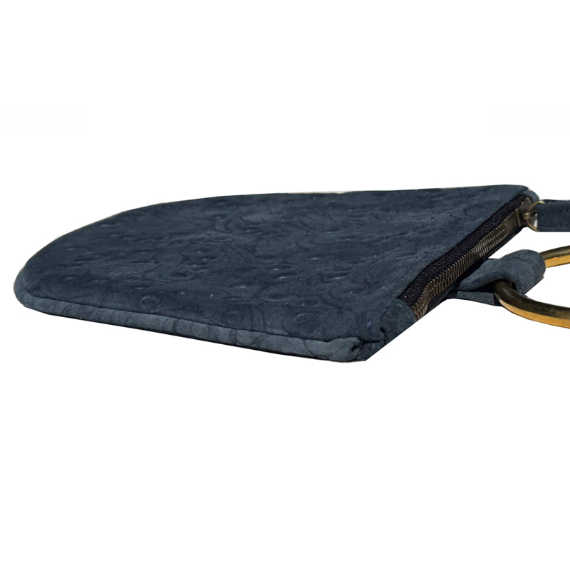 Shearling Mini - Navy Sueded Floral