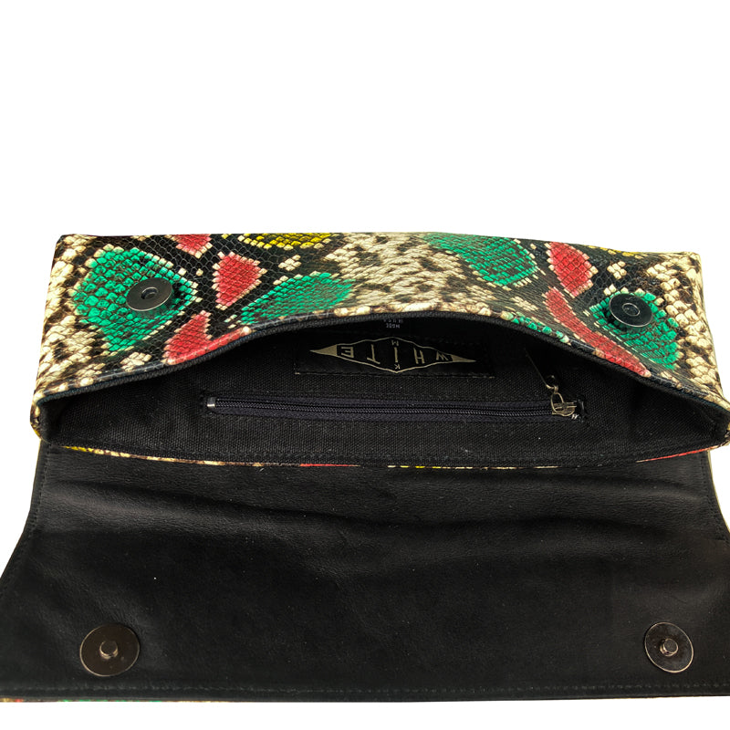 Baguette Clutch  - Pastel Snake